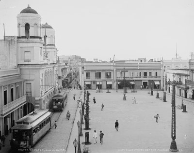 La Plaza, San Juan, Puerto Rico, c.1903 door Detroit Publishing Co.